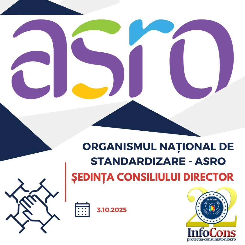 Sorin Mierlea , Președintele InfoCons Protecția Consumatorului , participă la sedința Consiliului Director - ASRO