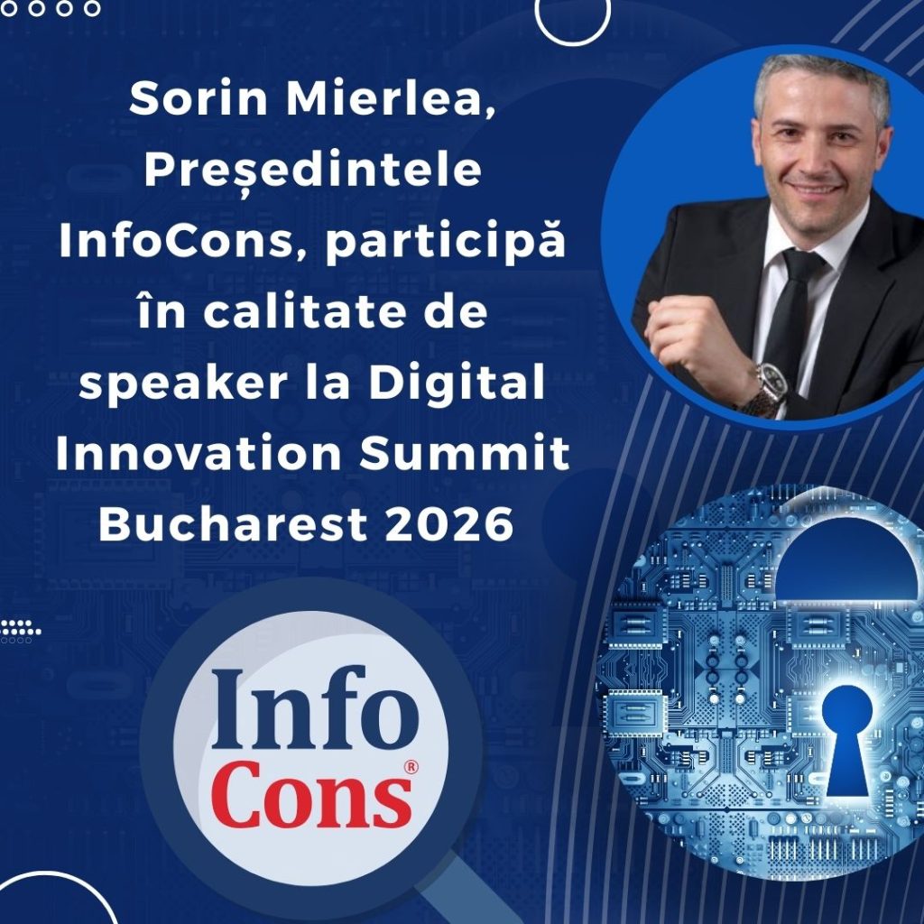 Sorin Mierlea , Președintele InfoCons Protecția Consumatorilor , participă în calitate de speaker la Digital Innovation Summit Bucharest 2026 