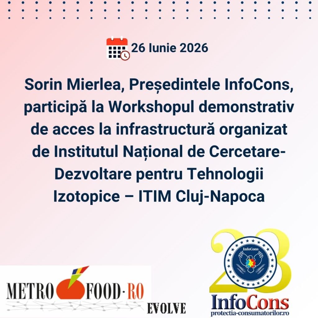 Sorin Mierlea , Președintele InfoCons , participă la Workshopul demonstrativ de acces la infrastructură organizat de Institutul Național de Cercetare-Dezvoltare pentru Tehnologii Izotopice – ITIM Cluj-Napoca