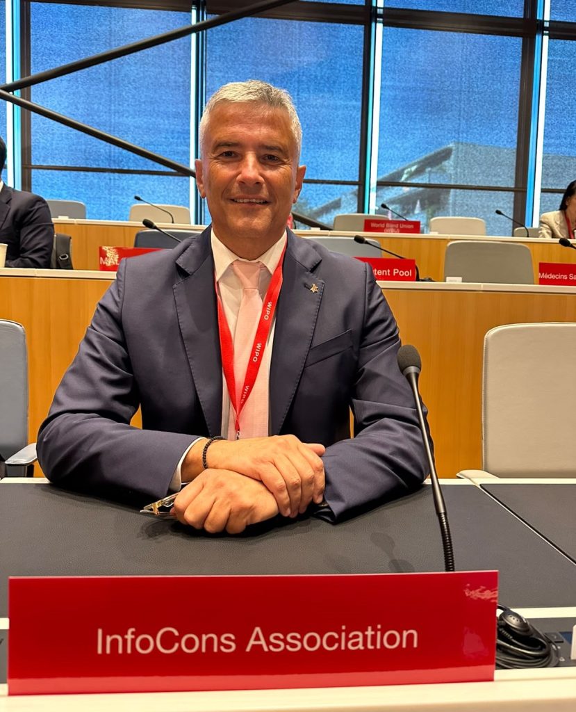 Intervenția oficială a delegației europene InfoCons , susținută de Președintele InfoCons , domnul Sorin Mierlea , în cadrul celei de-a 68-a serii de reuniuni a Adunărilor statelor membre ale WIPO